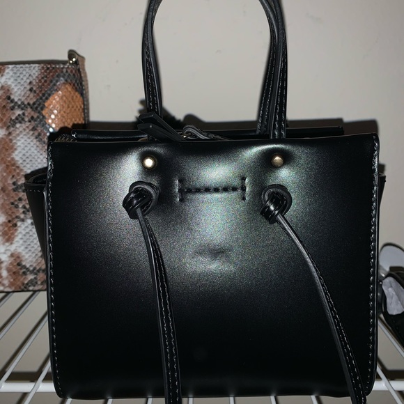 knotted mini city bag zara